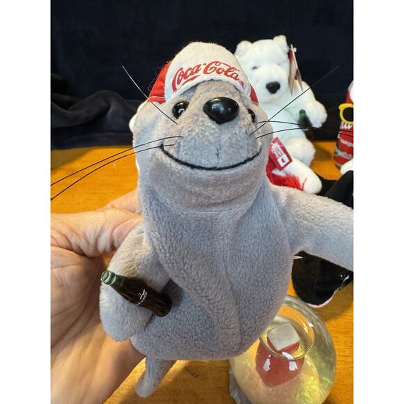 Vintage Coca Cola Coke Lot of 11 Collectible Plush and Toys READ DETAILS - Picture 7 of 12